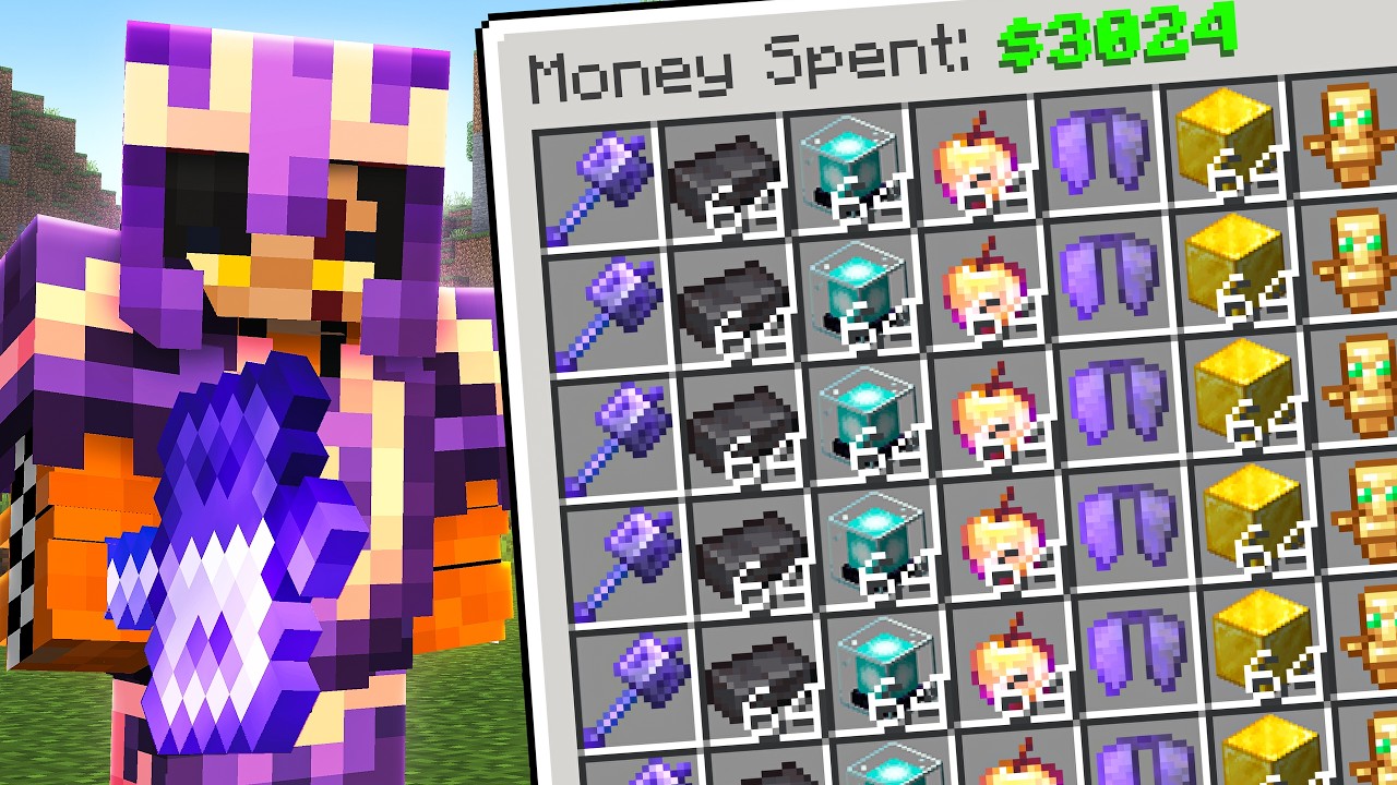 Paying to Win on a YouTuber SMP background