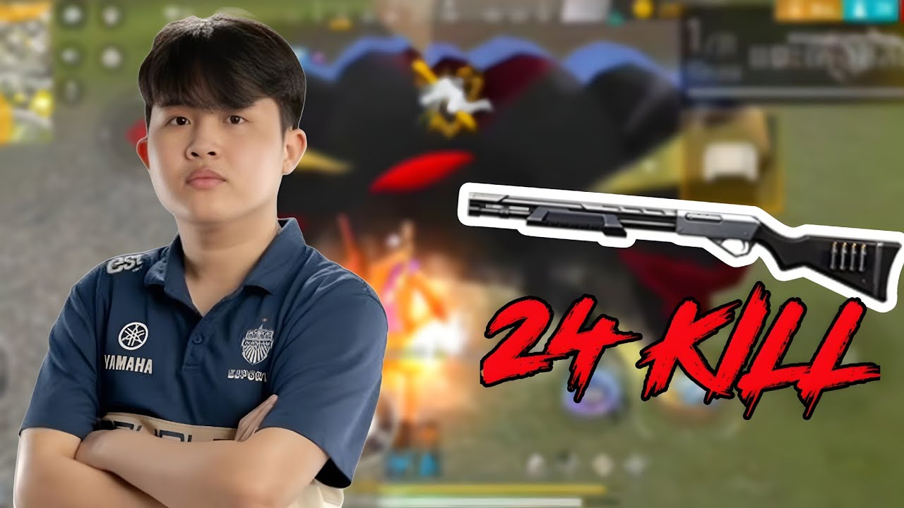 Free fire highlights BRU WASSNA 24 KILL 😱🙀 background