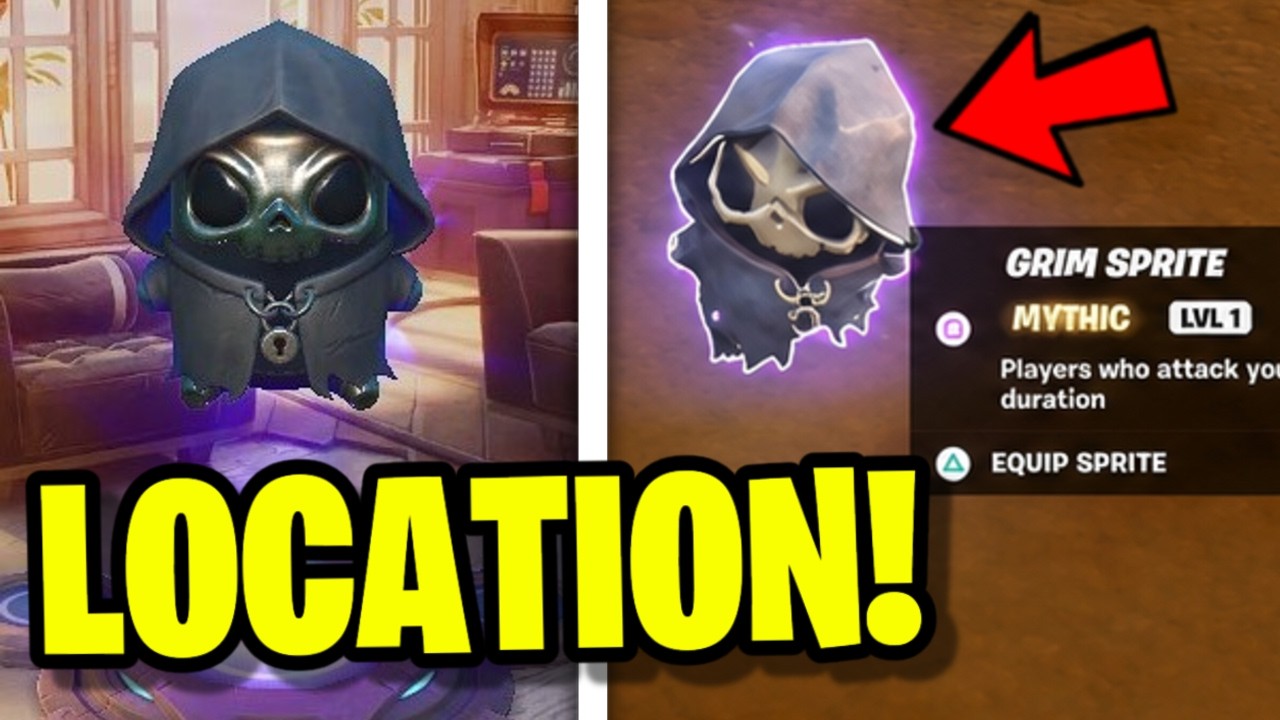 HOW TO GET GRIM REAPER SPRITE IN FORTNITE RIGHT NOW! (LOCATION) background