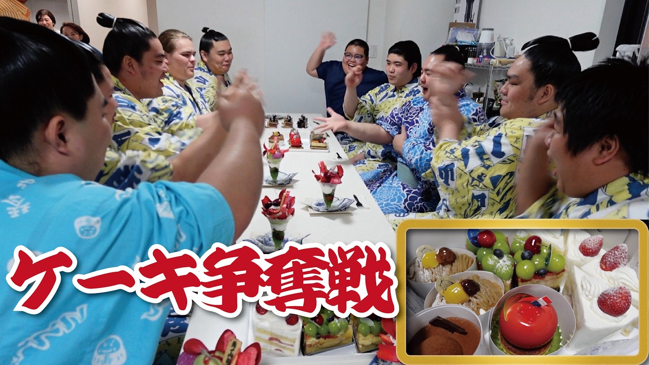 【スイーツ祭_後編】完成したパフェを実食🍨/豪華ケーキをかけた本気のじゃんけん大会開幕🍰🔥 background