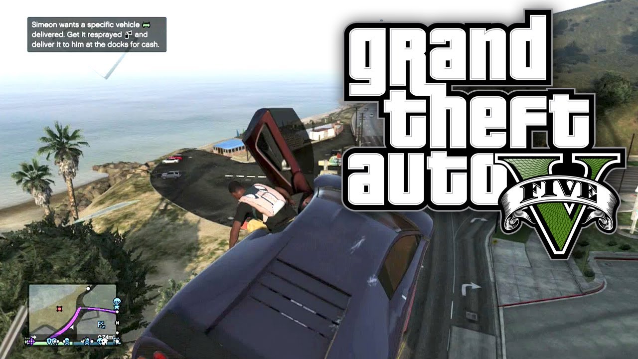 GTA 5 BOUNTY HUNTERS #1 - PARACHUTING SNIPER! (GTA V Online)