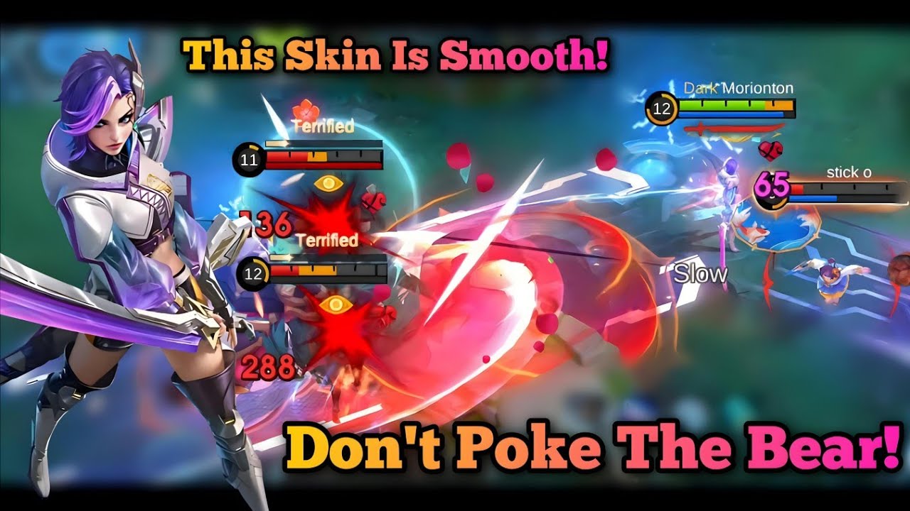 Underrated Skin‼️Benedetta Vs Thamus Gameplay‼️ Settings | Emblem | Build #mobilelegends #benedetta background