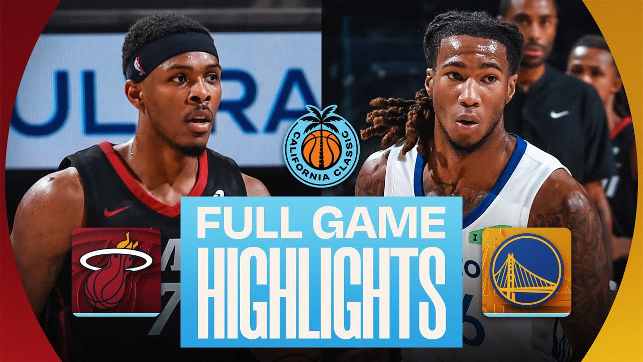 HEAT vs WARRIORS GOLD | CALIFORNIA CLASSIC | FULL GAME HIGHLIGHTS | July 6, 2026 background