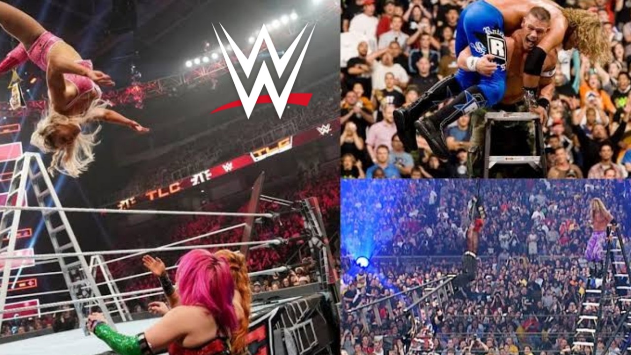 WWE All Around Moments Chair , Tables , Announce Table And More background