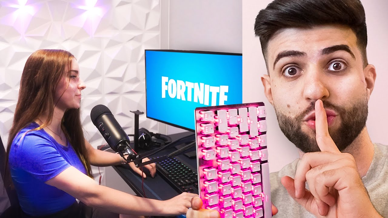 I TROLLED Loserfruit with a Wireless Keyboard! background