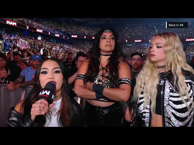 Liv Morgan, Roxanne Perez & Raquel Rodriguez Call Out IYO Sky