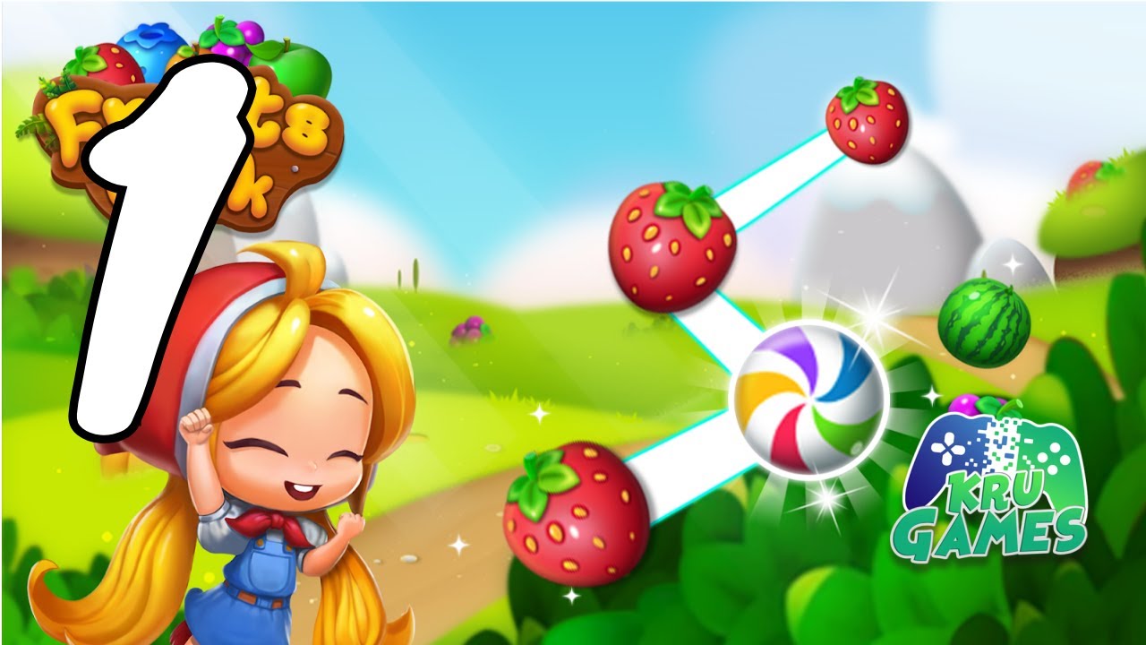 Fruits Crush - Link Puzzle Game Gameplay Walkthrough #1 (Android, IOS) background