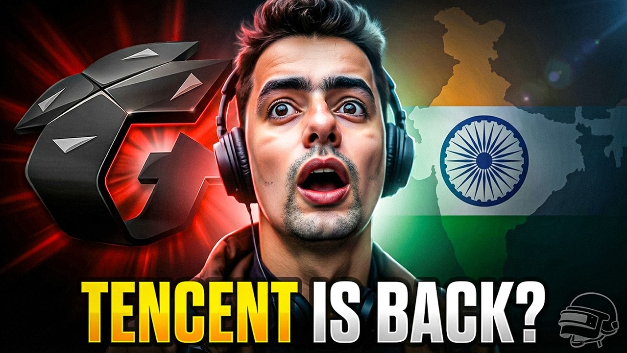 GOOD NEWS TENCENT IS BACK IN INDIA-PUBG MOBILE UNBAN? background