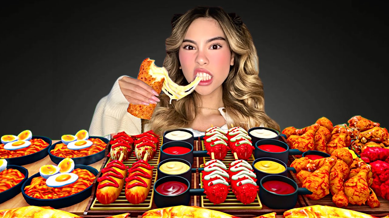 ROBLOX MUKBANG GAME vs IN REAL LIFE ASMR! background