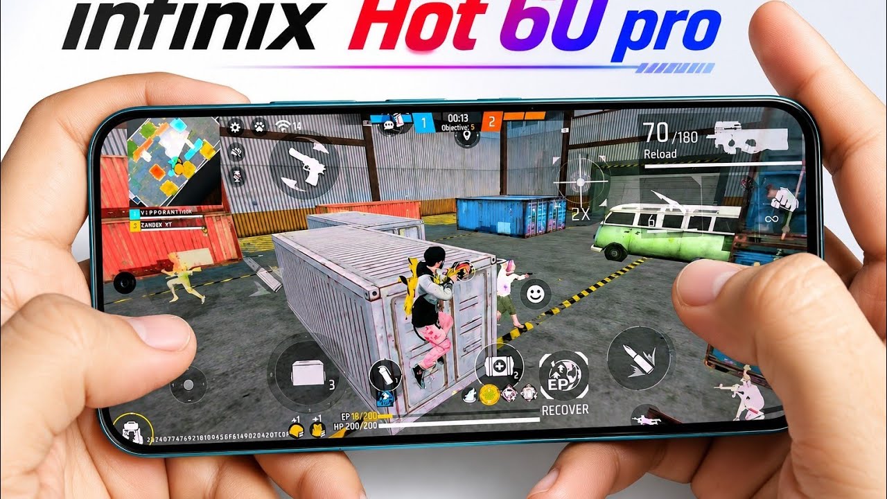 Infinix HOT 60 Pro Free Fire Handcam Review | Best Gaming Test#freefire #ffgameplay #gamingtest background