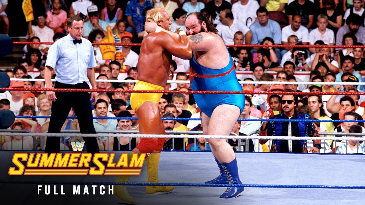 FULL MATCH: Hulk Hogan vs. Earthquake: SummerSlam 1990 background