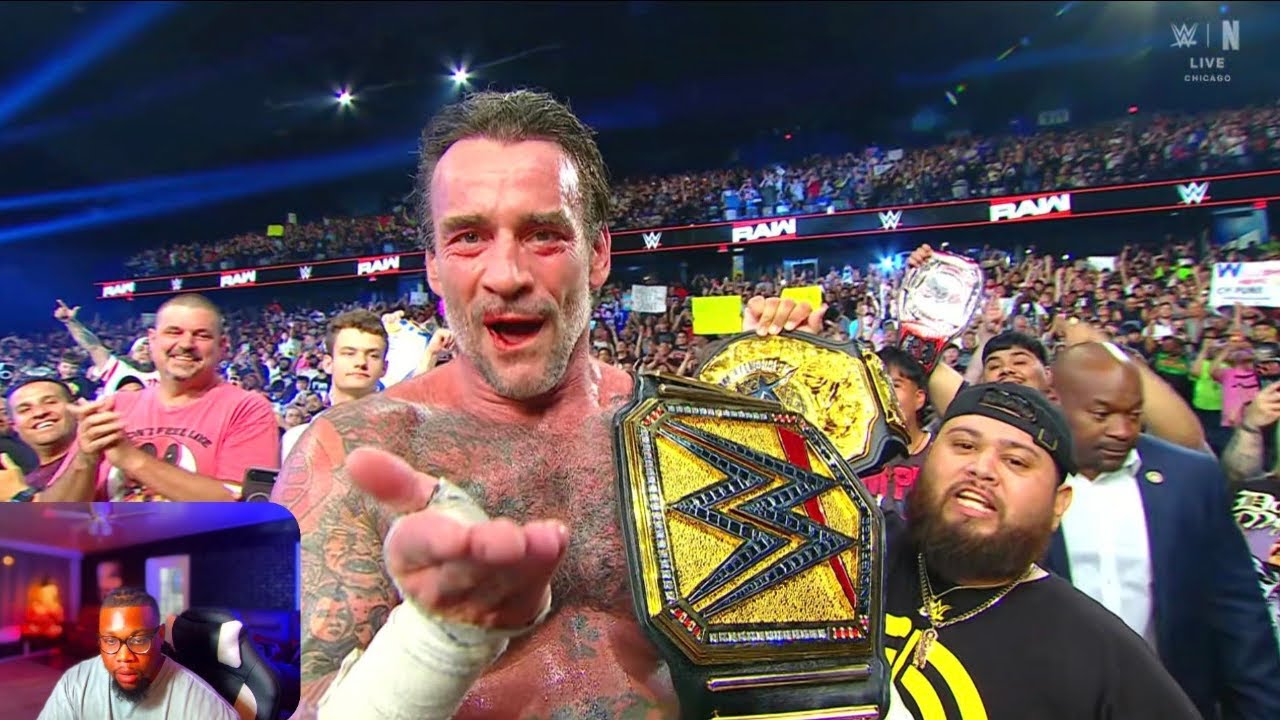 CM PUNK RETURNS & WINS THE WWE CHAMPIONSHIP {Monday Night Raw 7.6.26} (REACTION) background