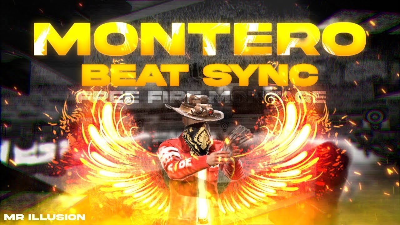 Montero Lil nas x ❤❤ || free fire beat sync montage || free fire max @AXE FF background