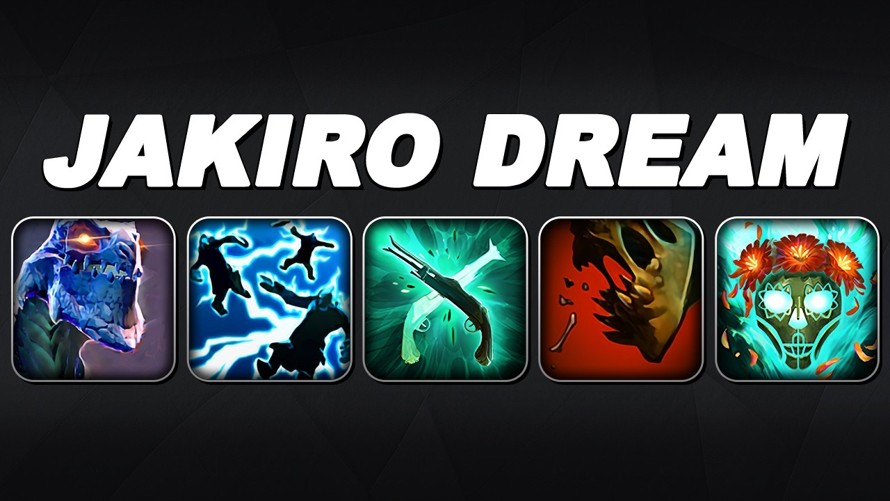 JAKIRO DREAM COMBO Gunslinger + Feast + Arc Lightning + Pierce the Veil | Dota 2 Ability Draft background