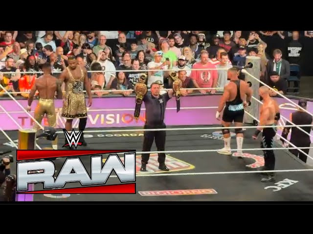 The Vision vs Street Profits Full Match - WWE Raw 7/6/2026 background