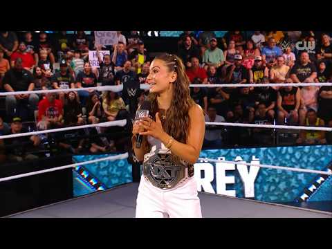 Chaos Breaks Out After Kendal Grey's Championship Speech | WWE NXT | The CW background