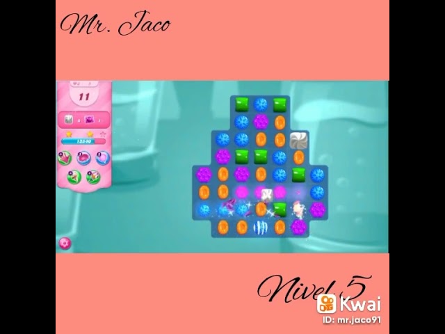 Candy Crush Saga level 5 Gameplay android background