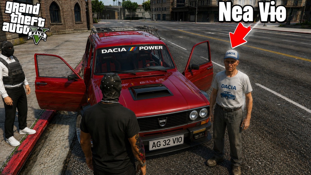 NEA VIO CU DACIA PE FIVEM :))) background