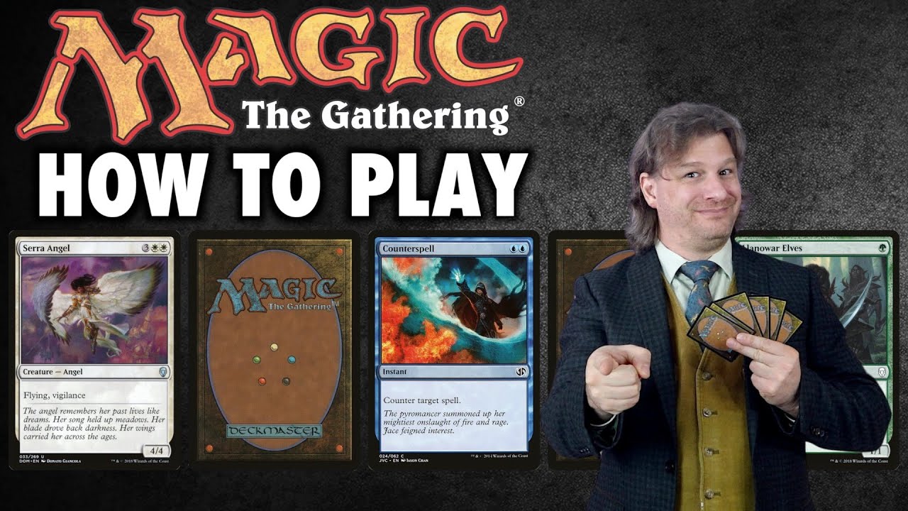 How To Play Magic: The Gathering (MTG) Learn To Play In About 15 Minutes! backdrop