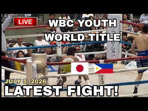 LATEST FIGHT! July 5, 2026 l WBC Youth World bakbakan ng dalawang undefeated Pinoy vs. Hapon background