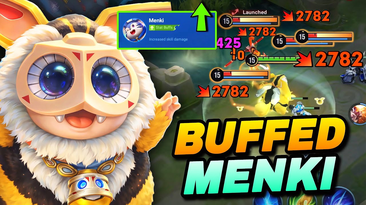 BUFF MENKI WITH INSANE SUSTAIN ATTACK BUILD IS THE NEW META IN SOLO RANK! | HONOR OF KINGS background