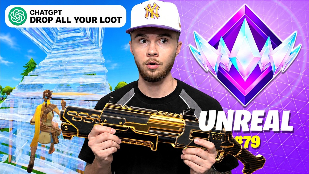 I Tried The Hardest Fortnite Challenge In UNREAL background