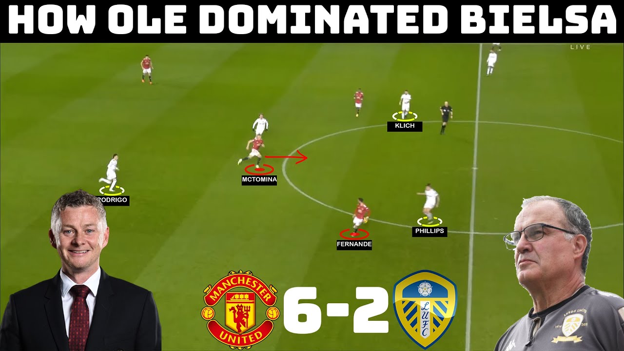 Tactical Analysis: Manchester United 6-2 Leeds United | How Solskjaer Dismantled | background