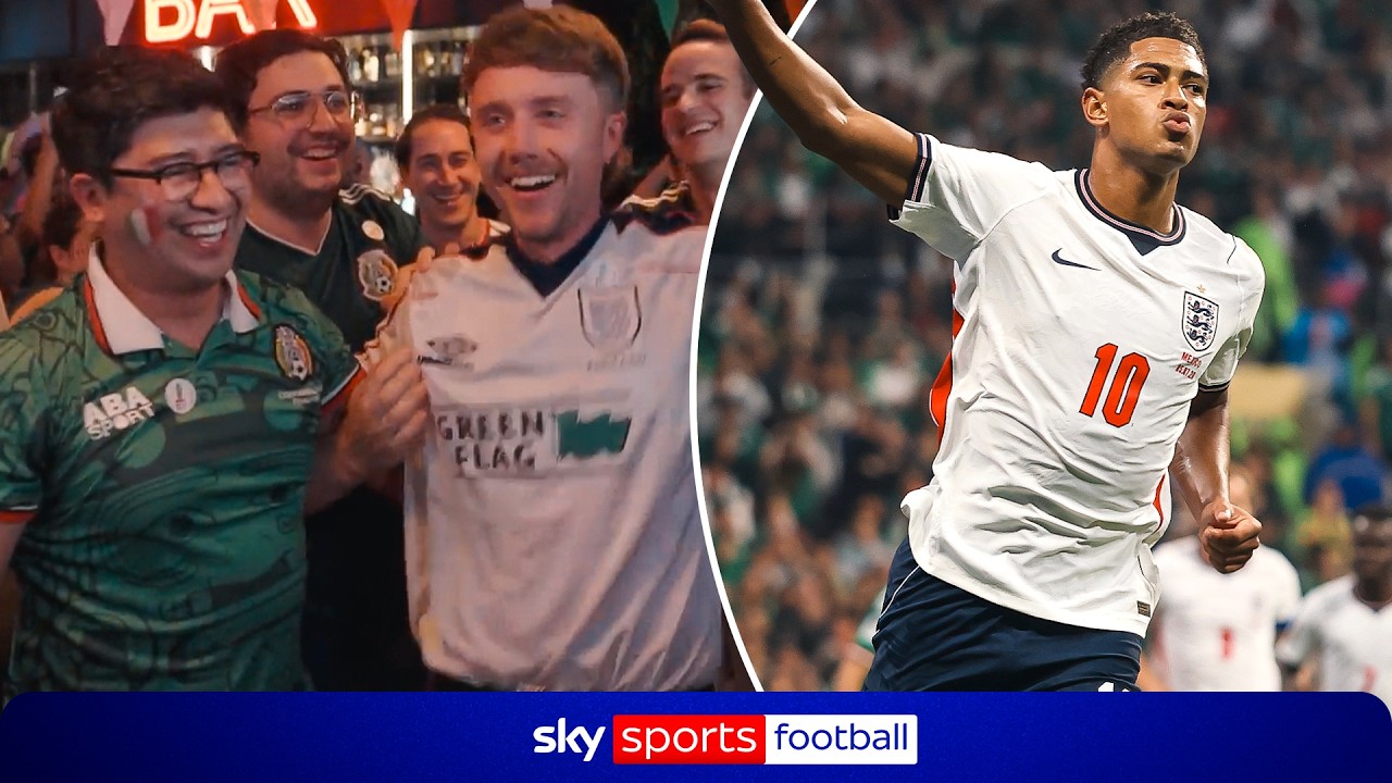 Bellingham stars as England reach Quarter-Finals! ⚽️ | England vs Mexico with Roman Kemp background