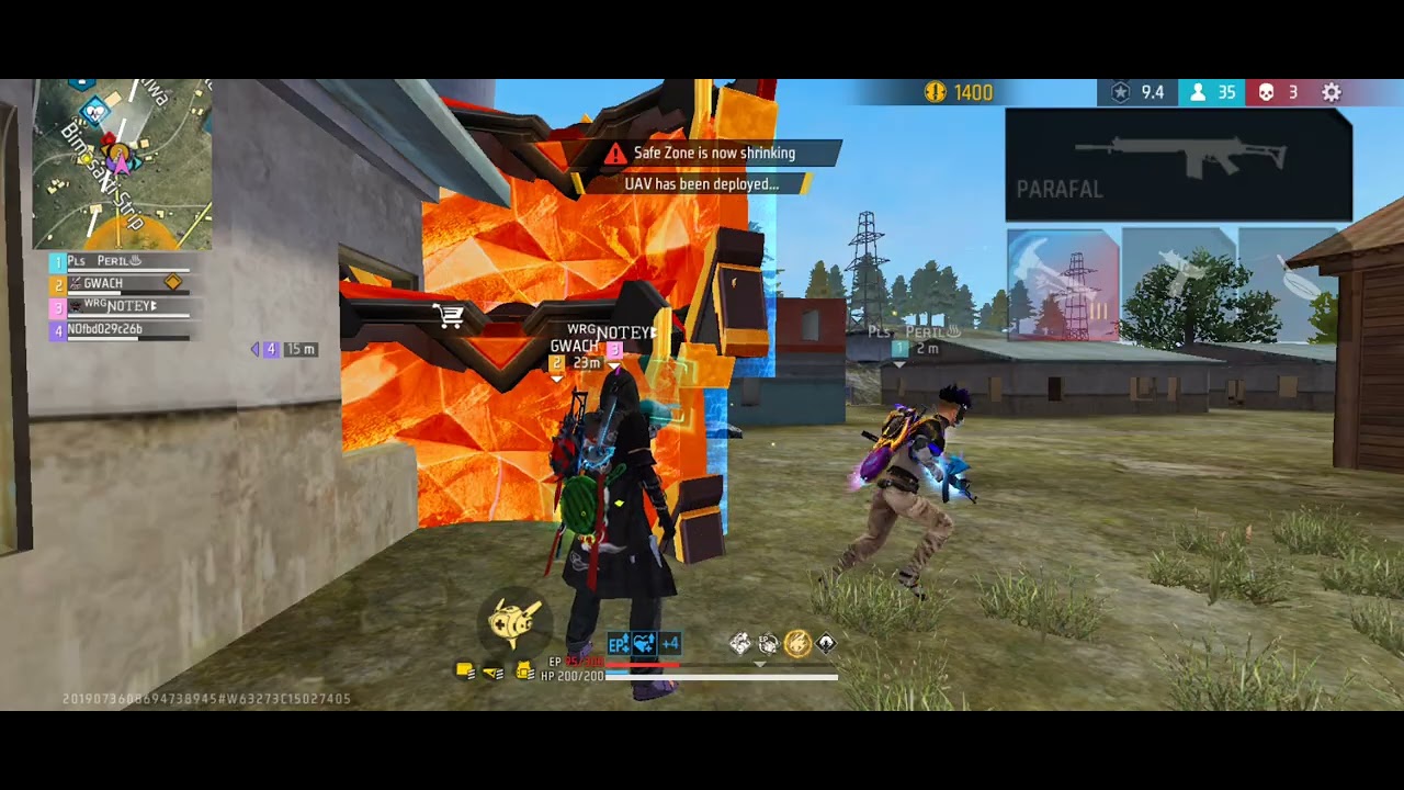 Free fire x Jujutsu Kaisen br ranked gameplay π― background