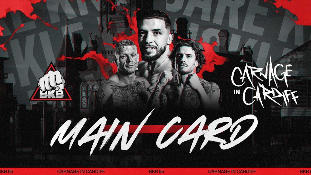 BKB 55: Carnage in Cardiff - Main Card - Only Bare Knuckle Fights background