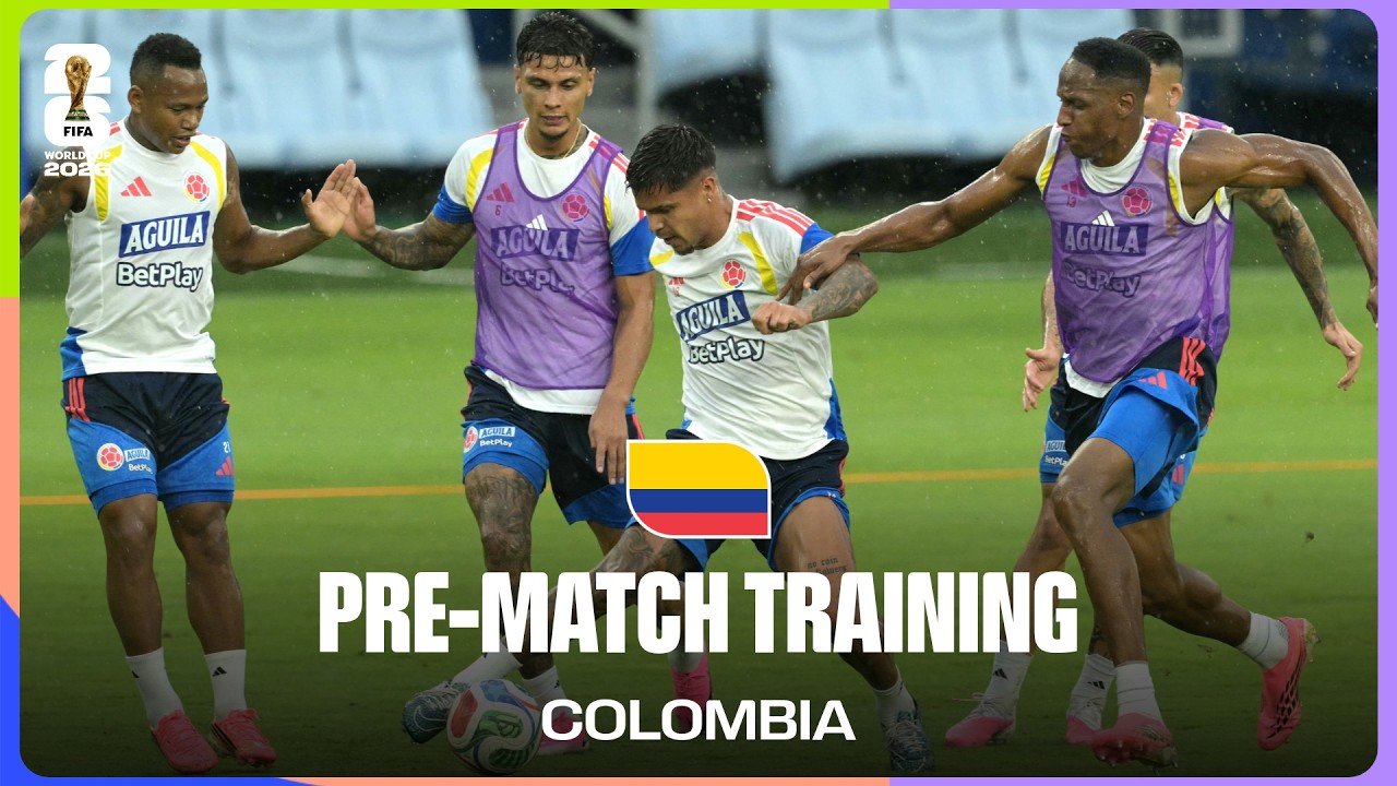 Colombia Train Before Switzerland | FIFA World Cup 2026™ background