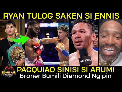 Ryan Garcia TULOG Saken Si Jaron Ennis | Pacquiao Sinisi Si Arum | Broner Bumili Ng Gintong Ngipin background