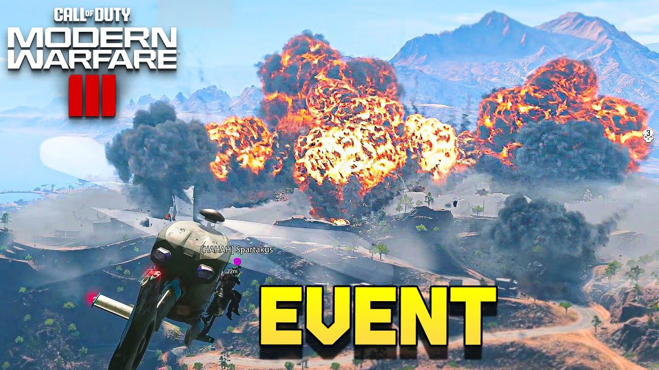 Warzone MW3 Event! Modern Warfare 3 Reveal Trailer background