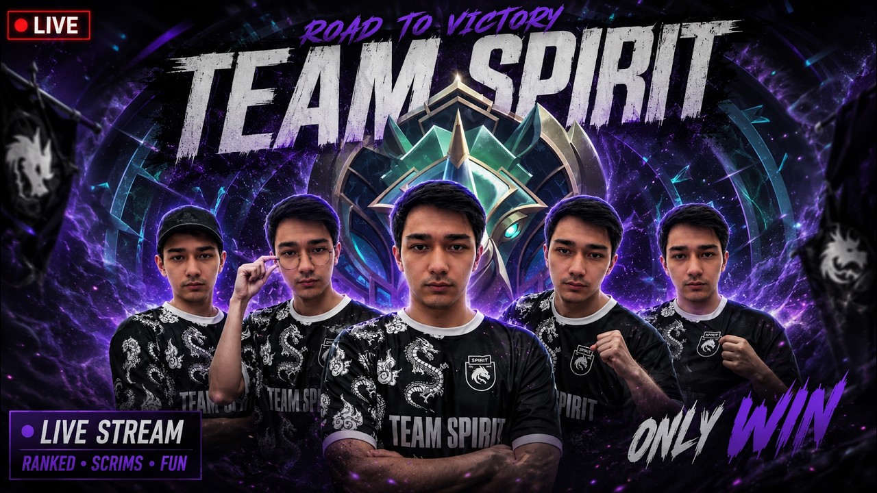 TEAM SPIRIT MENI CHAQIRDI? | MSK TURNIRIGA BORAMIZ | Mobile Legends Bang Bang background
