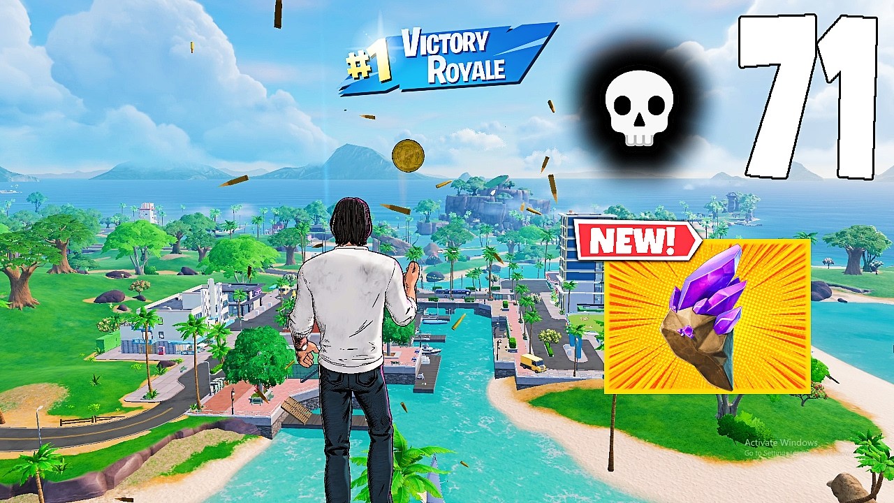 71 Elimination squads "Zero Build" Gameplay Wins (NEW Fortnite Chapter 7 Season 2 PC) background