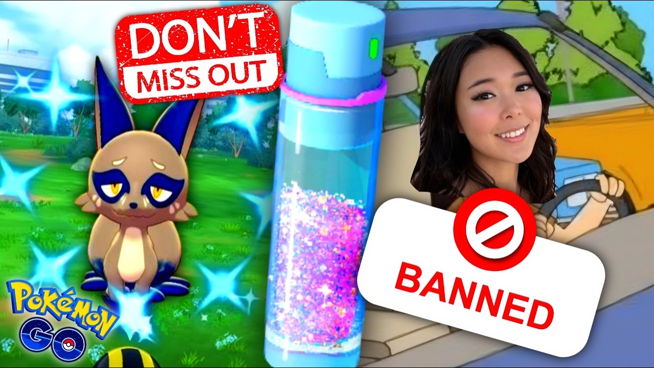 *NIANTIC SPONSORS RECKLESS DRIVER & SHINY NICKIT COMMUNITY DAY 3X STARDUST* Pokemon GO news background