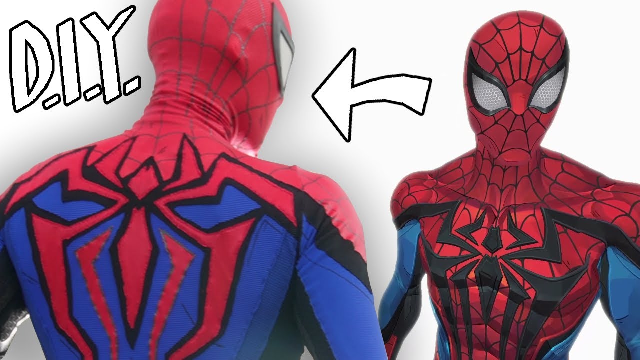 I made the Marvel Rivals Spider-Man suit backdrop