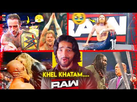 'Ye Kya Huađ€Ż' CM Punk Wins Undisputed Championship - WWE Raw Highlights background