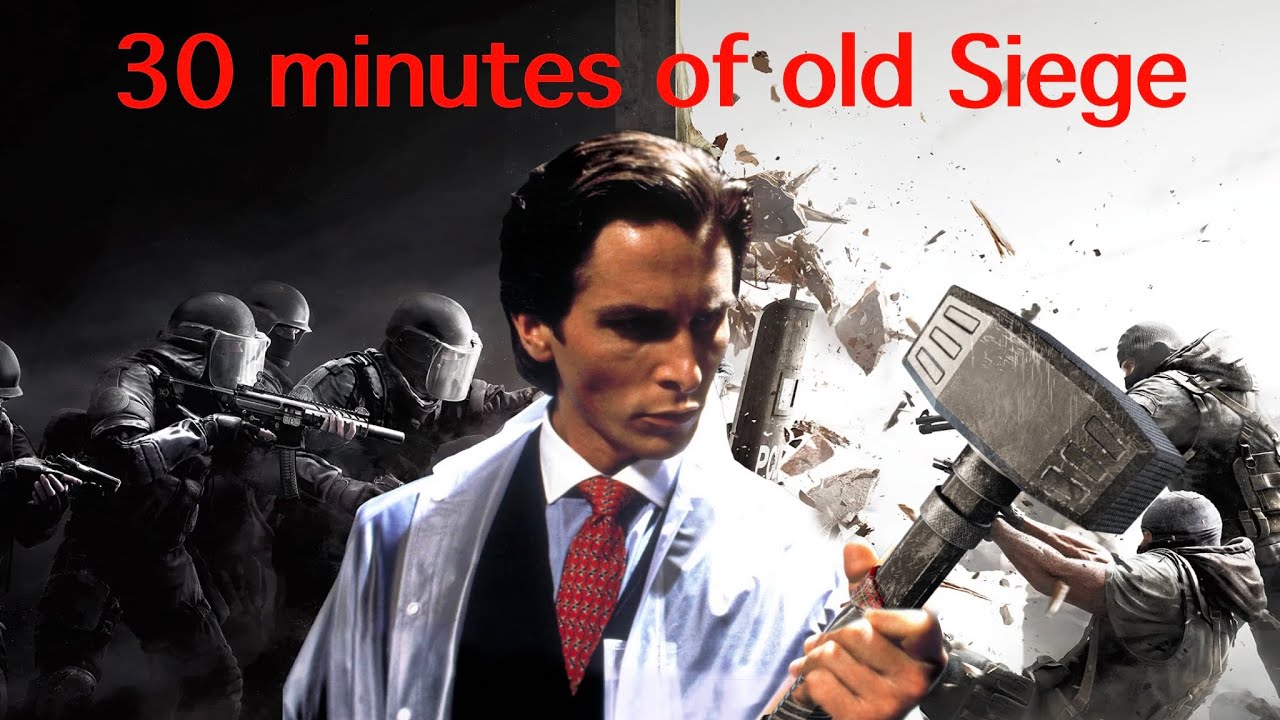 Nearly 30 minutes of things you forgot about old Rainbow Six Siege narrated by Patrick Bateman backdrop