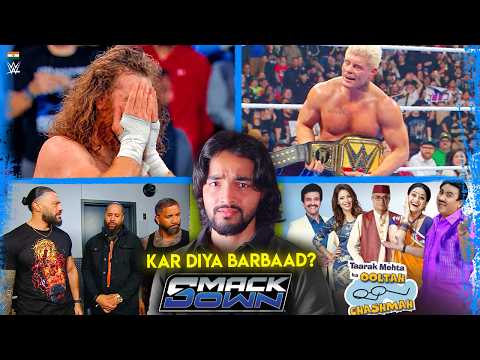 'Lut Gaya Sami🥹😭🤡' New Undisputed Champion Loading, The Bloodline Cinema - WWE Smackdown Highlights backdrop