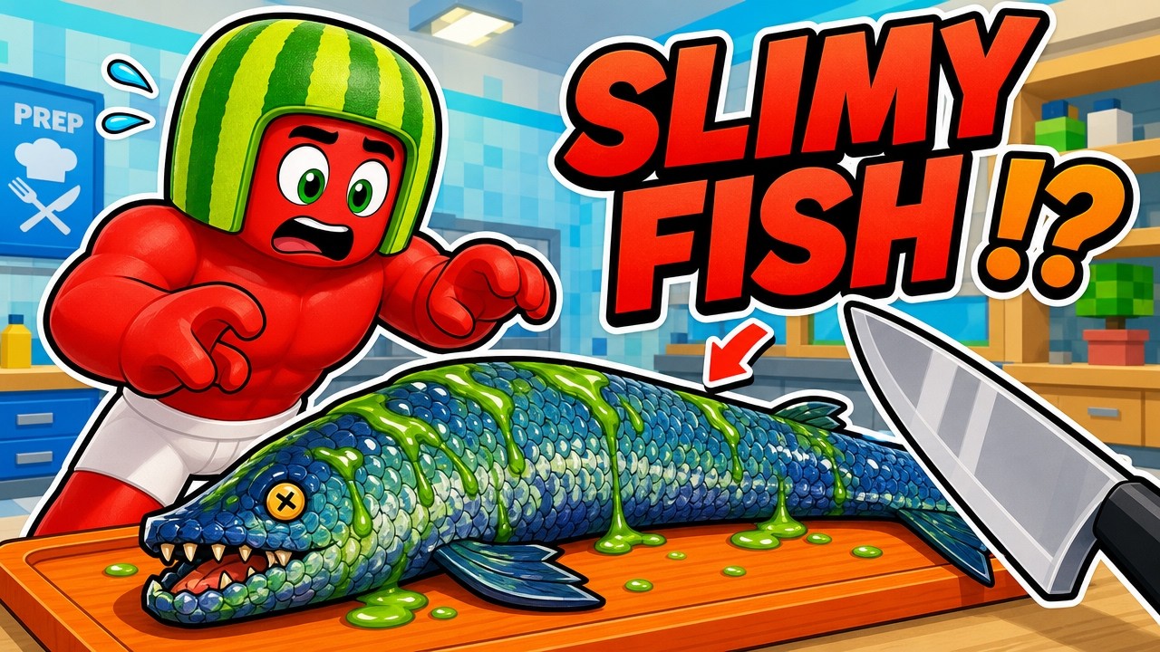Not A Normal SLIMY FISH in Roblox! background