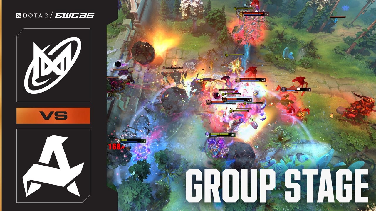 NIGMA GALAXY vs. AURORA | Dota 2 at EWC 26 - Group Stage - HIGHLIGHTS background