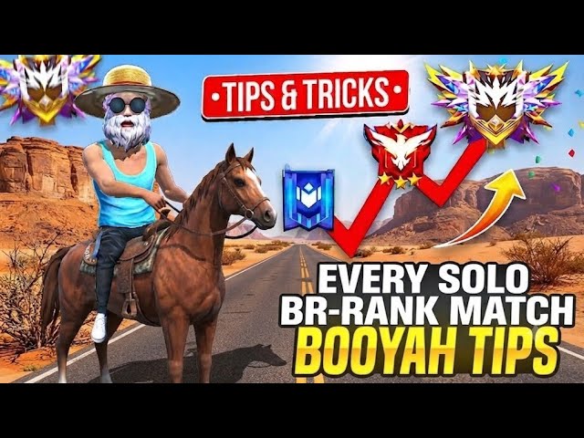 Every Br Rank Match Boyaah Tips 🤯 | Solo Grandmaster Pushing Tips And Tricks 🔥 background