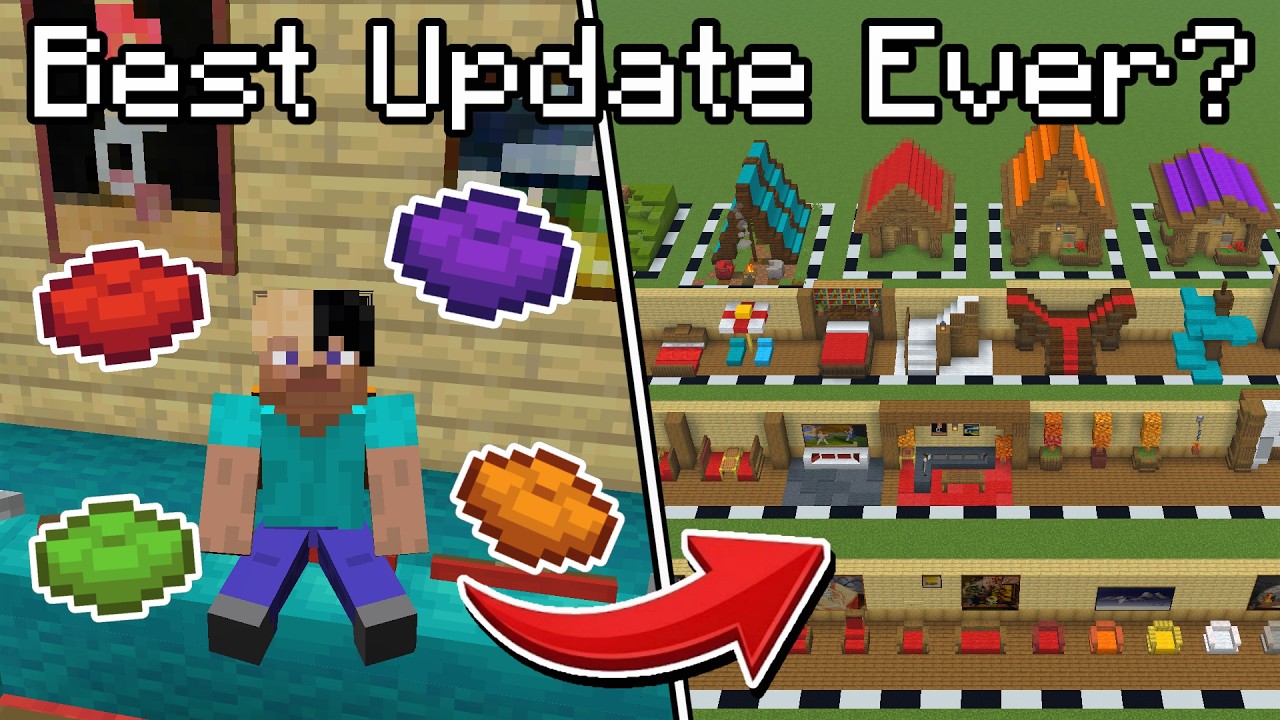 They Just Added Chairs to Minecraft... background