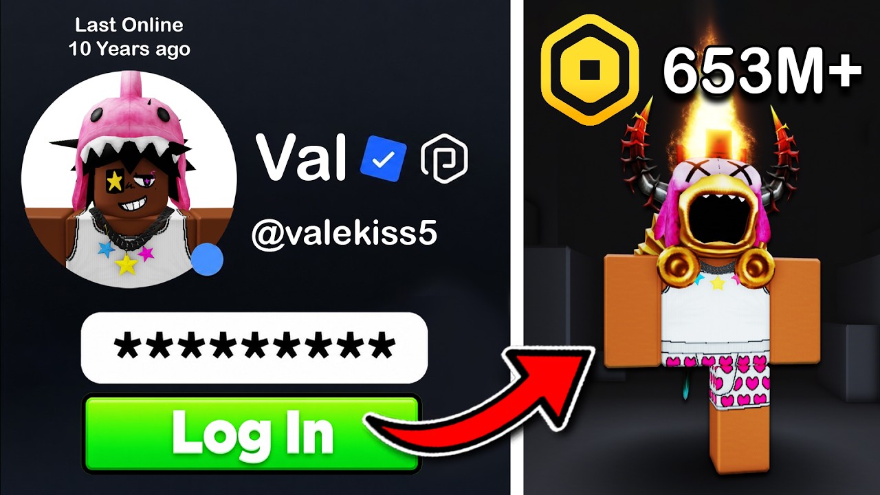 logging into my roblox account after 10 years.. background