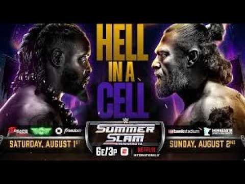 Paul Heyman ;Brock Lesnar will defeat Oba Femi inside hell is a cell raw highlights background