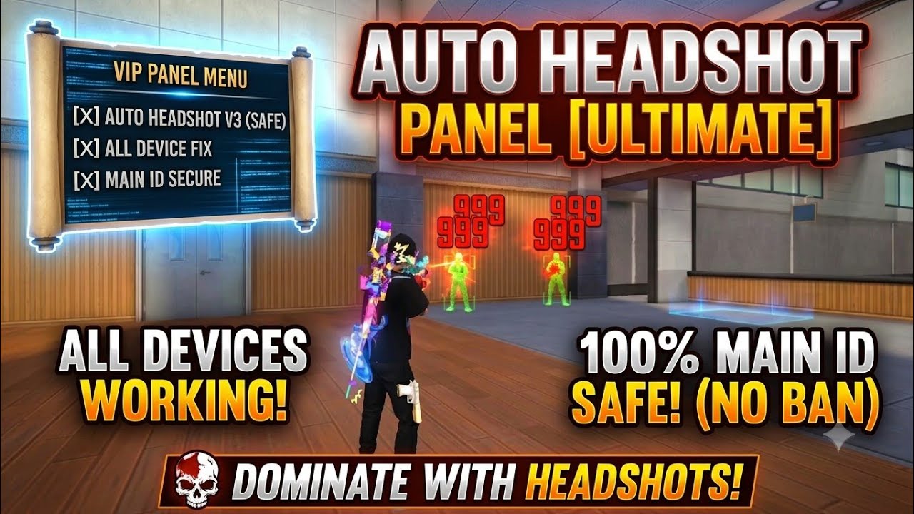 Ob54 Free Fire Panel Mobile 🔥 FF Antiban Panel | Free Fire Hack New 😈 FF Injector 2026 | FF Panel background