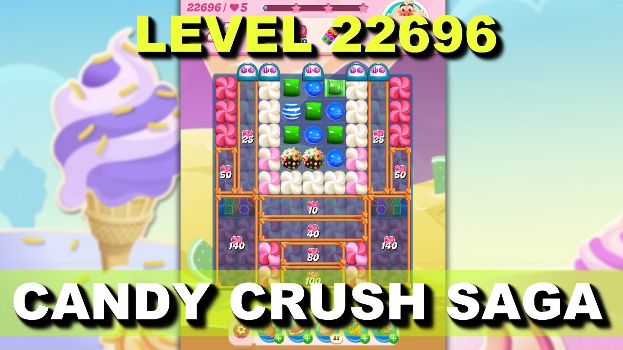Candy Crush Saga Level 22696 background
