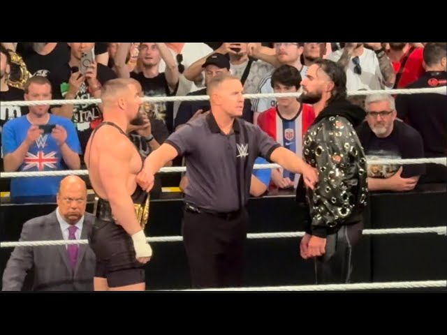 Bron Breakker vs Seth Rollins Street Fight - RAW 2026 background
