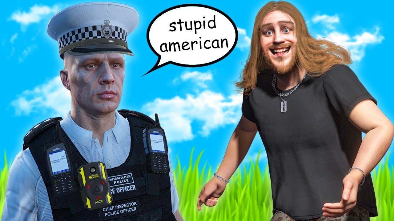 trolling angry British roleplay cops… GTA 5 RP background